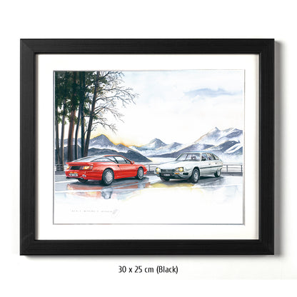 #1181 Renault Alpine V6 GT, Citroën CX Series 2