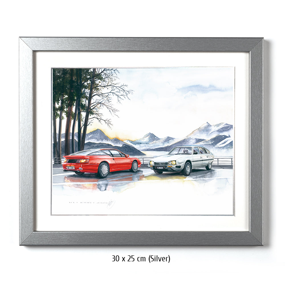 #1181 Renault Alpine V6 GT, Citroën CX Series 2