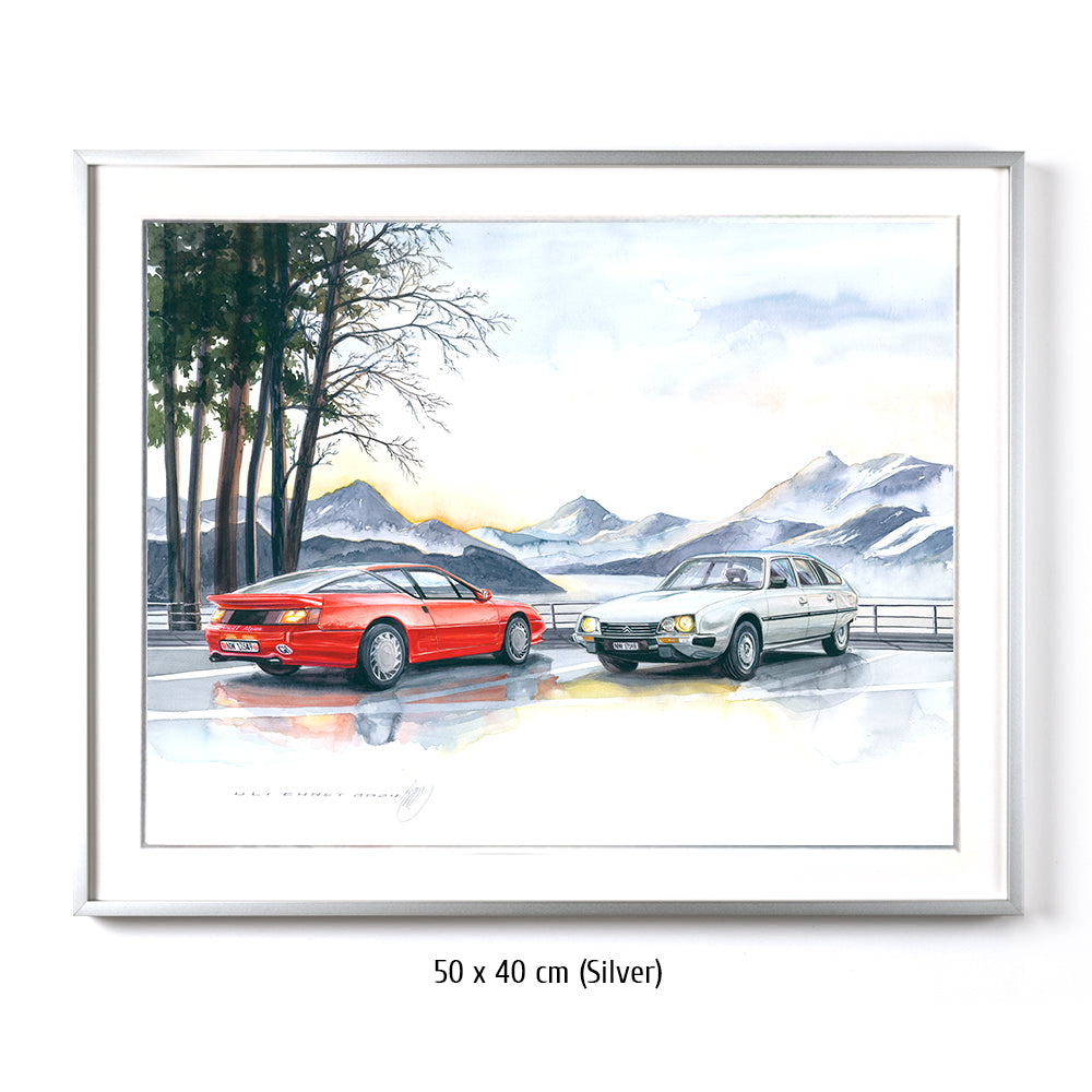 #1181 Renault Alpine V6 GT, Citroën CX Series 2