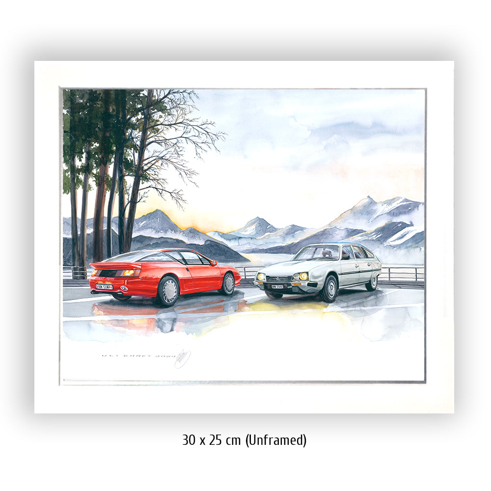 #1181 Renault Alpine V6 GT, Citroën CX Series 2