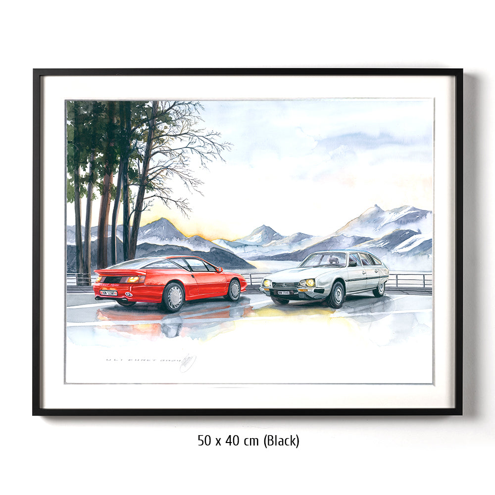 #1181 Renault Alpine V6 GT, Citroën CX Series 2