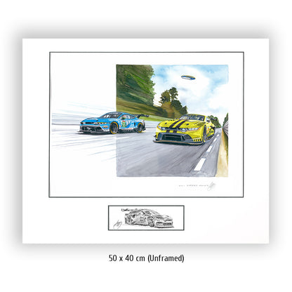 #1186B  'IMSA Ford Mustangs at Le Mans'