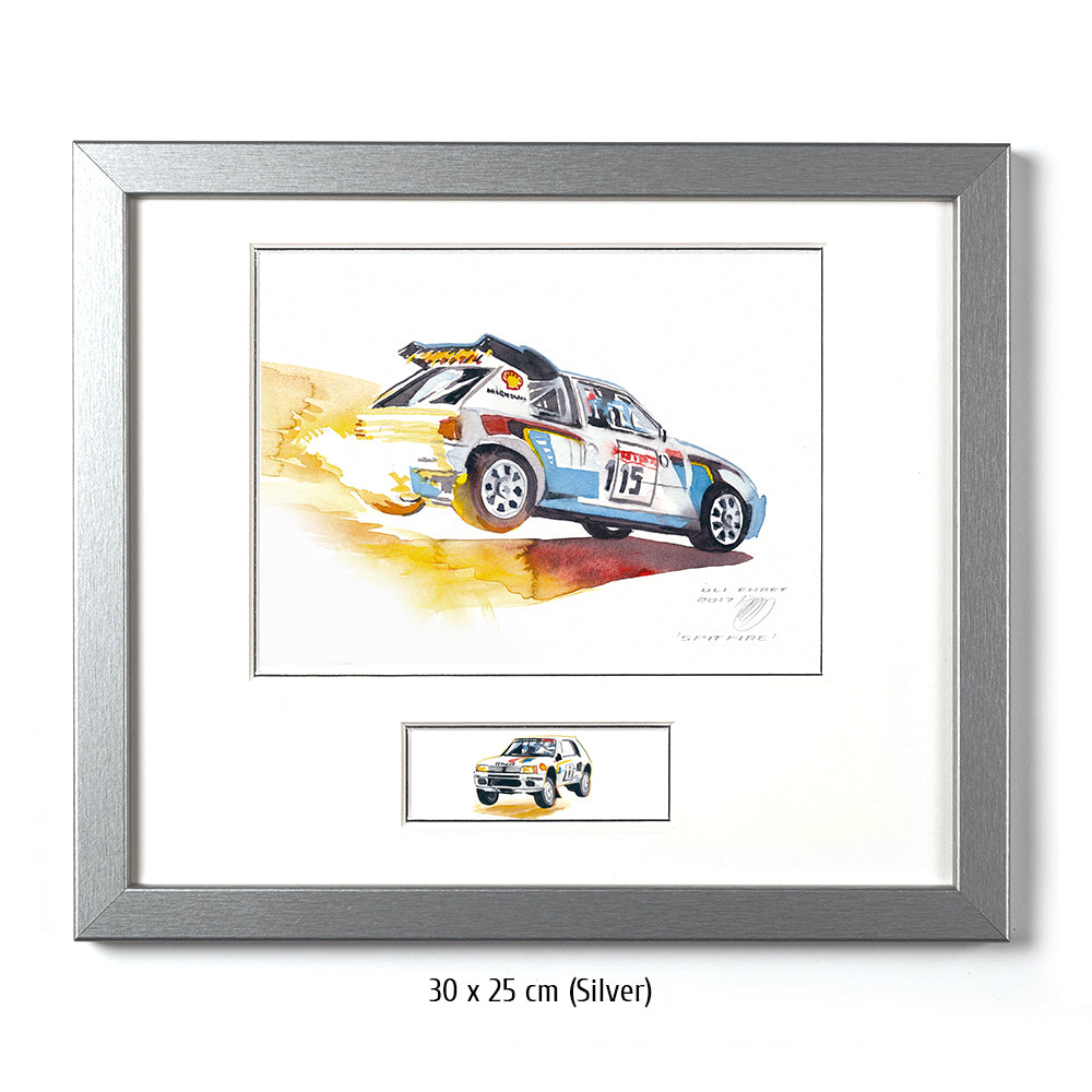#1232 ""Peugeot 205 GTI"" rally car