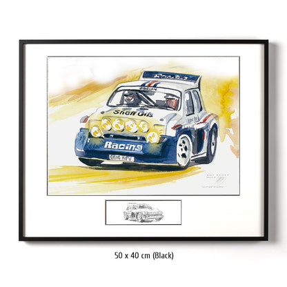 #1233 "Mini Metro 64" Rallye car
