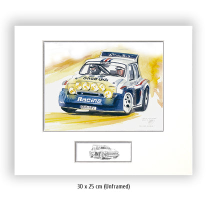 #1233 "Mini Metro 64" Rallye car