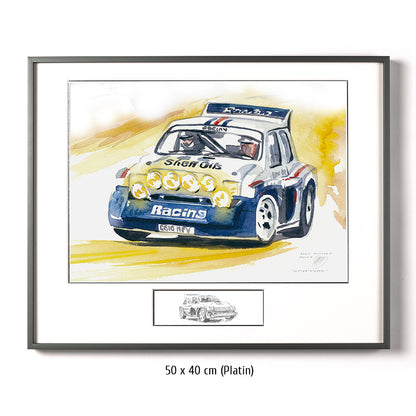 #1233 "Mini Metro 64" Rallye car