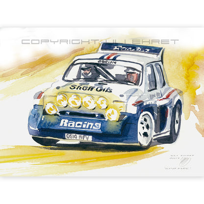 #1233 "Mini Metro 64" Rallye car