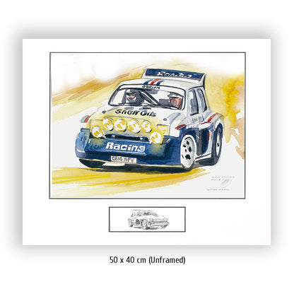 #1233 "Mini Metro 64" Rallye car