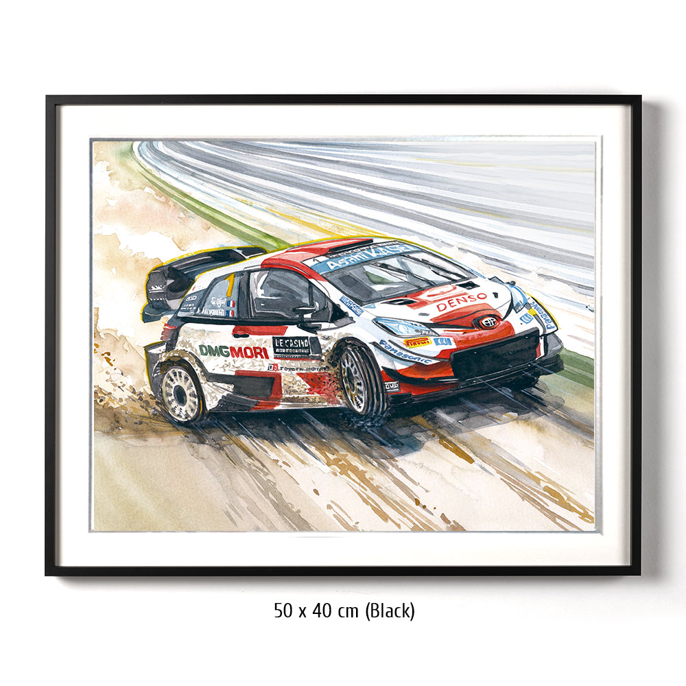 #1235 Toyota Yaris WRC rally car