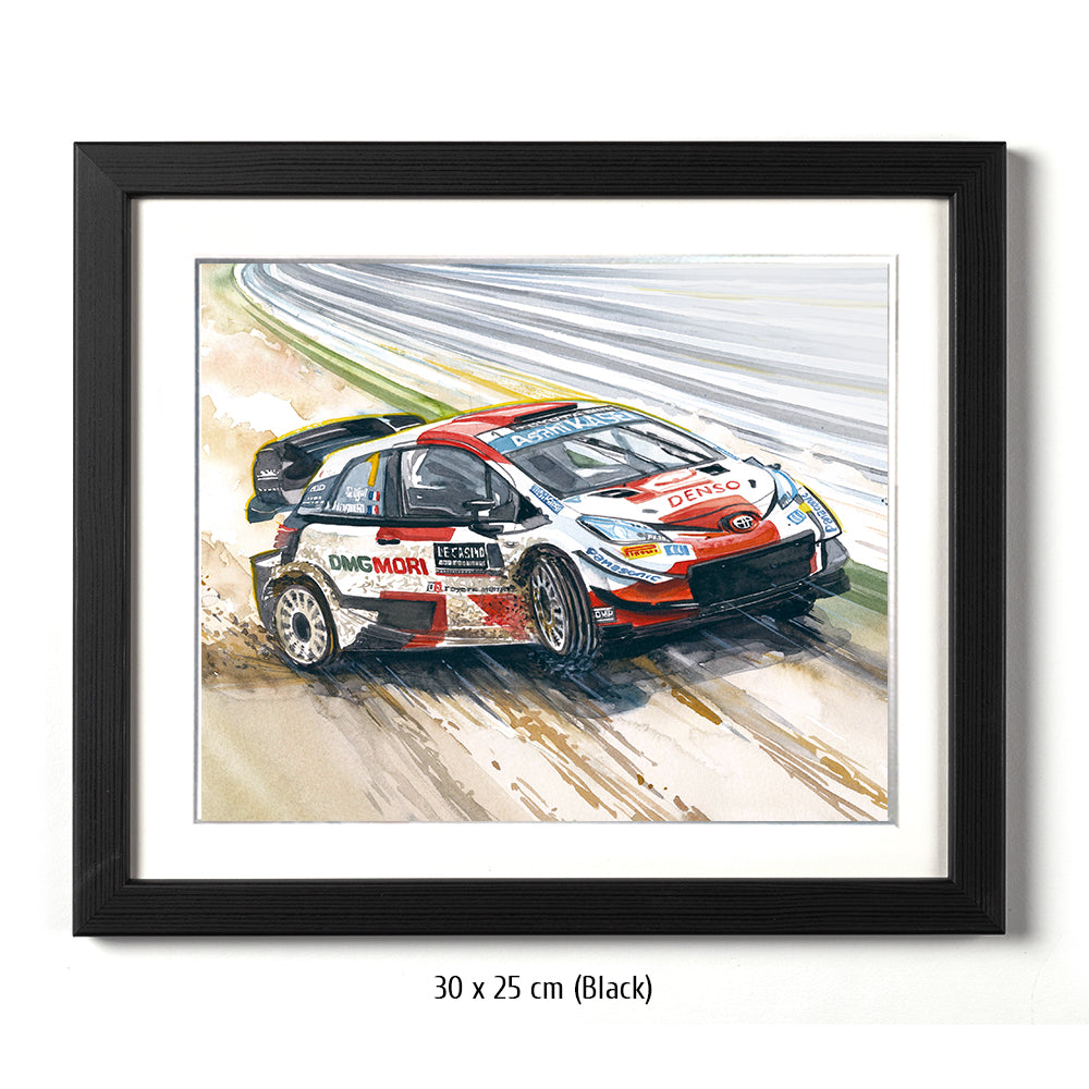 #1235 Toyota Yaris WRC rally car