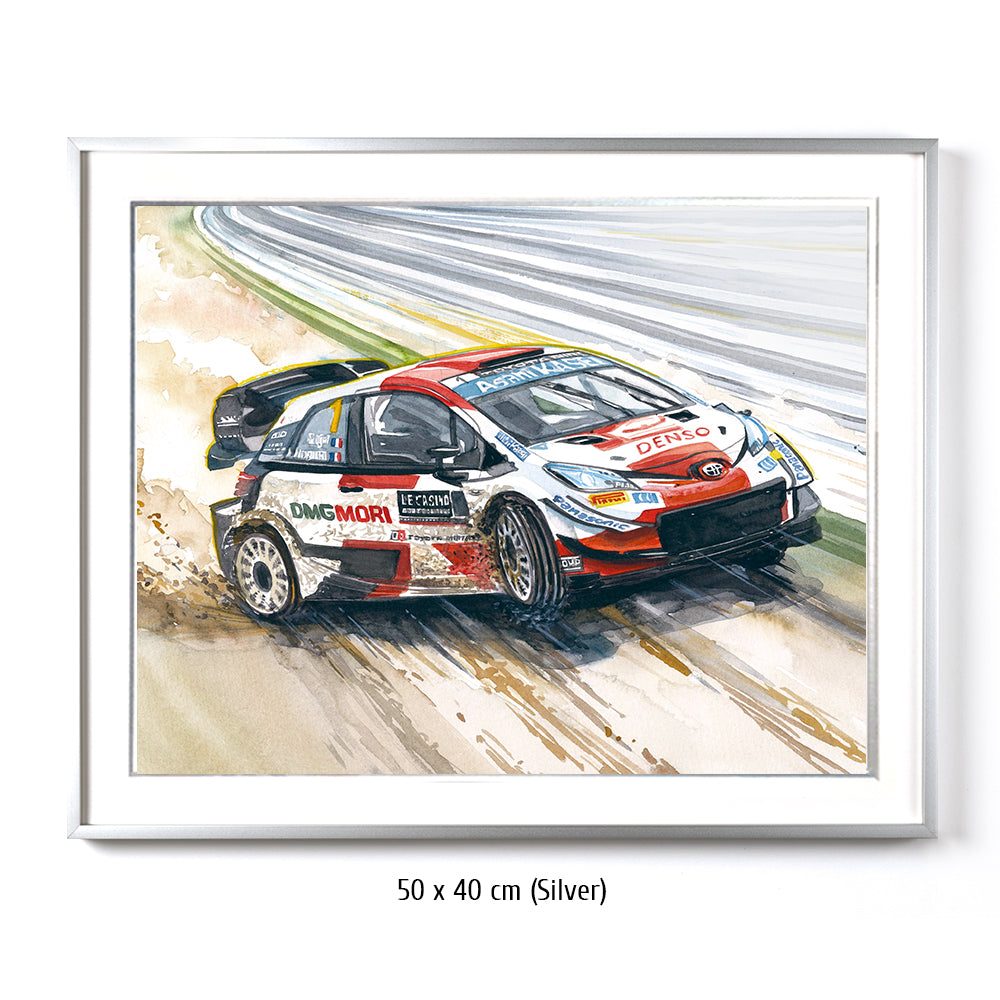 #1235 Toyota Yaris WRC rally car