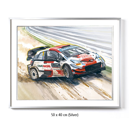 #1235 Toyota Yaris WRC rally car