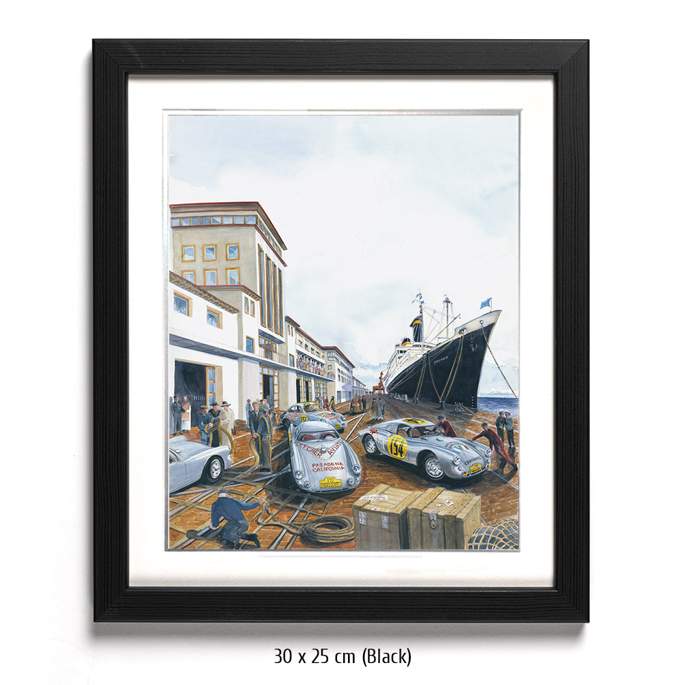 #1240 ""Bremerhaven Columbus Quay 1953""