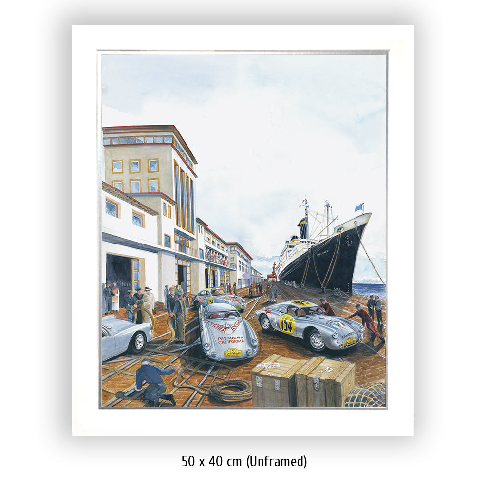 #1240 ""Bremerhaven Columbus Quay 1953""
