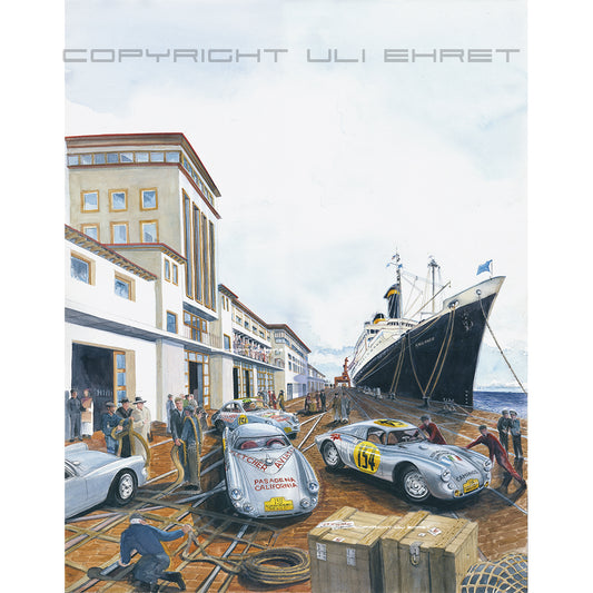 #1240 ""Bremerhaven Columbus Quay 1953""