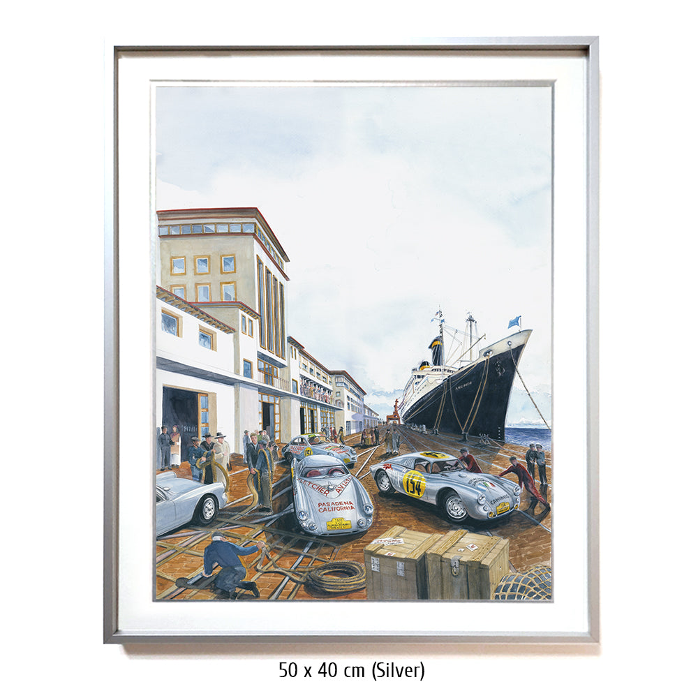 #1240 ""Bremerhaven Columbus Quay 1953""