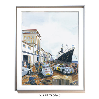 #1240 ""Bremerhaven Columbus Quay 1953""