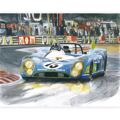 #1422 Matra MS670 Le Mans 24H 1972