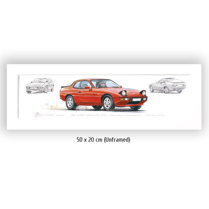 #1454 50 Years Porsche 924 (Red)