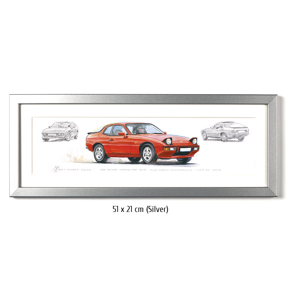 #1454 50 Years Porsche 924 (Red)