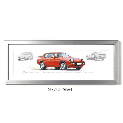 #1454 50 Years Porsche 924 (Red)
