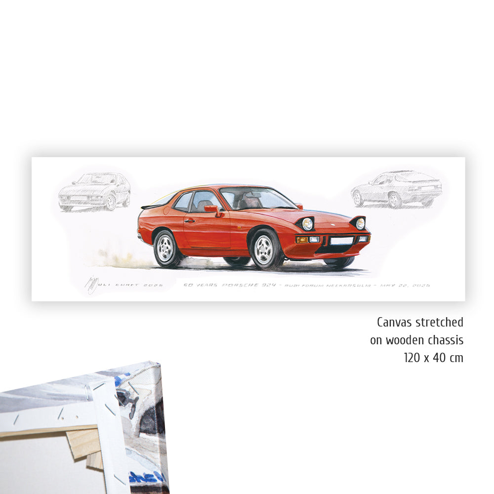 #1454 50 Years Porsche 924 (Red)