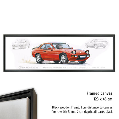 #1454 50 Years Porsche 924 (Red)