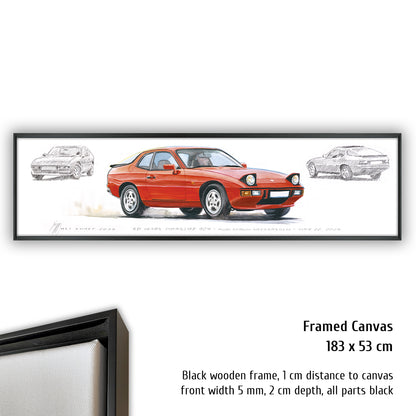 #1454 50 Years Porsche 924 (Red)