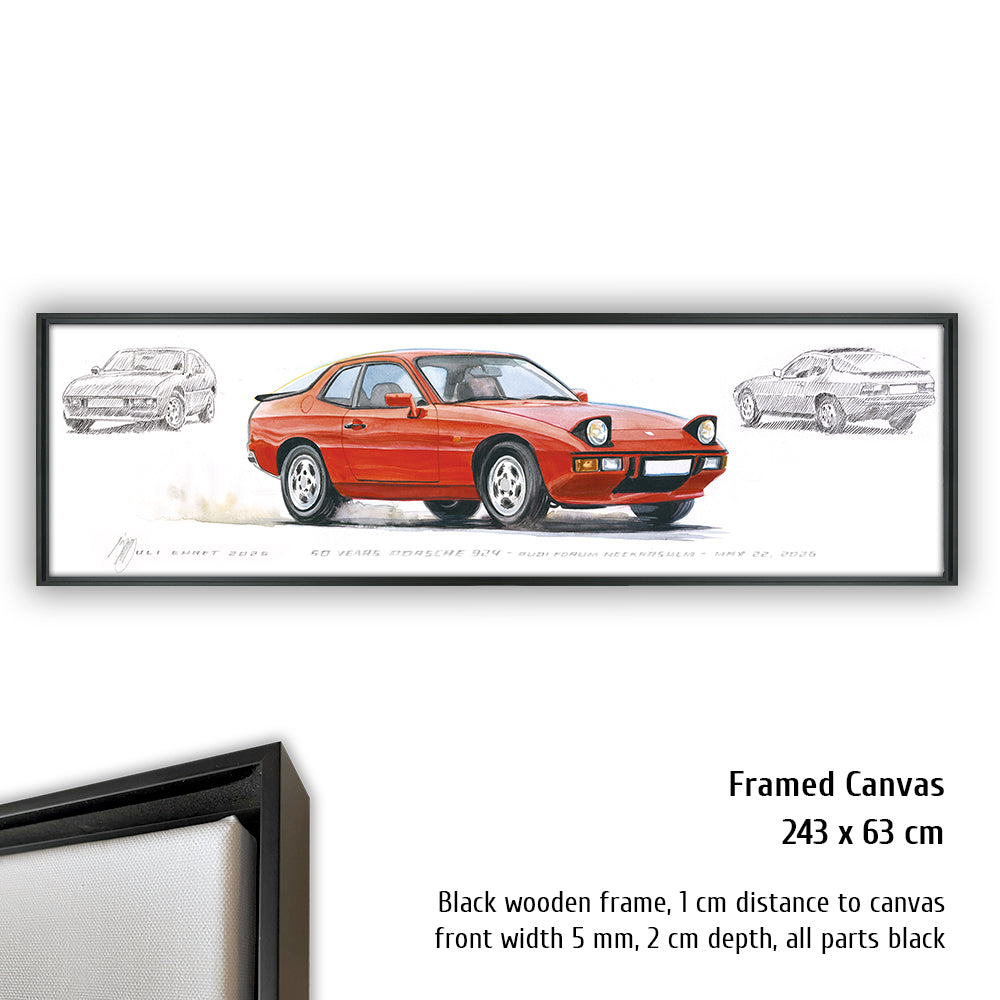 #1454 50 Years Porsche 924 (Red)