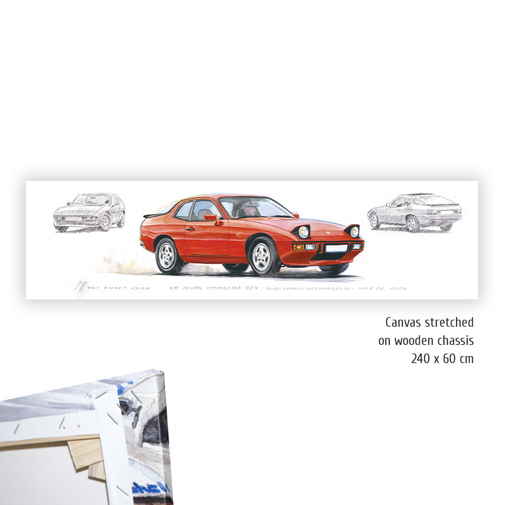 #1454 50 Years Porsche 924 (Red)
