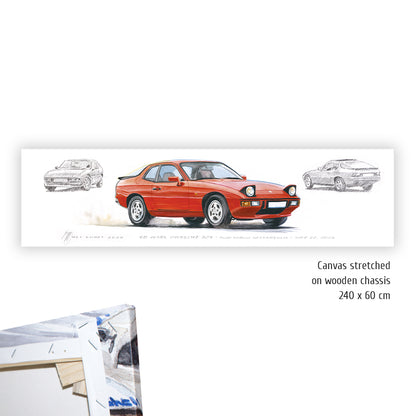 #1454 50 Years Porsche 924 (Red)