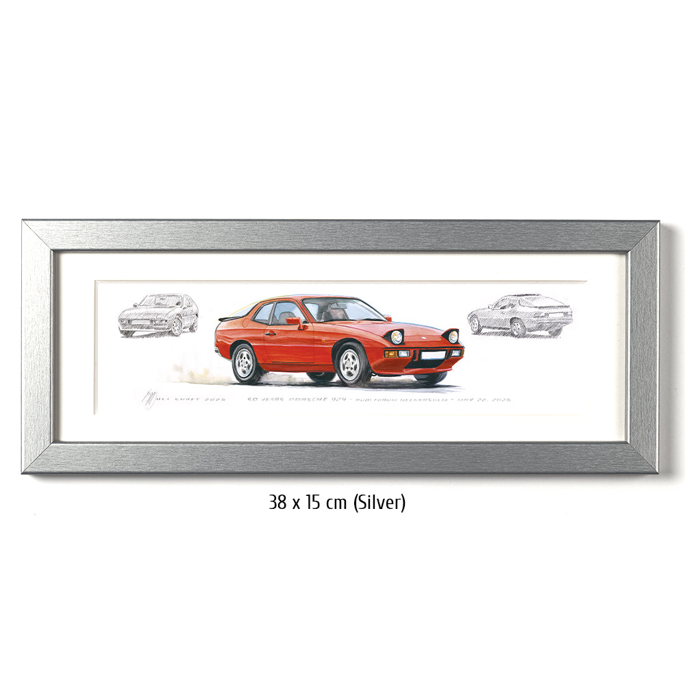 #1454 50 Years Porsche 924 (Red)
