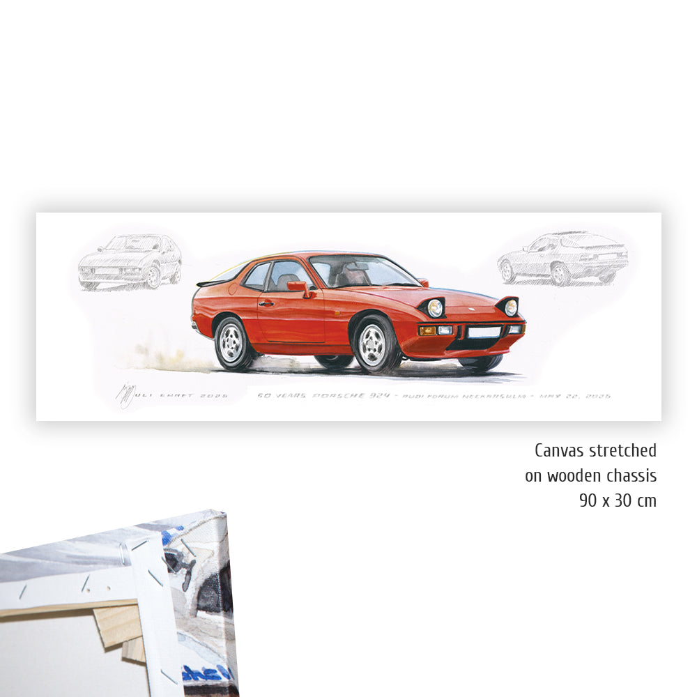 #1454 50 Years Porsche 924 (Red)