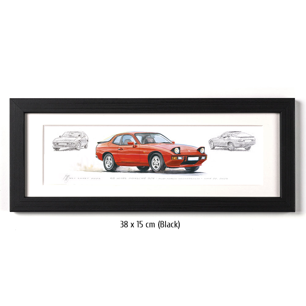 #1454 50 Years Porsche 924 (Red)