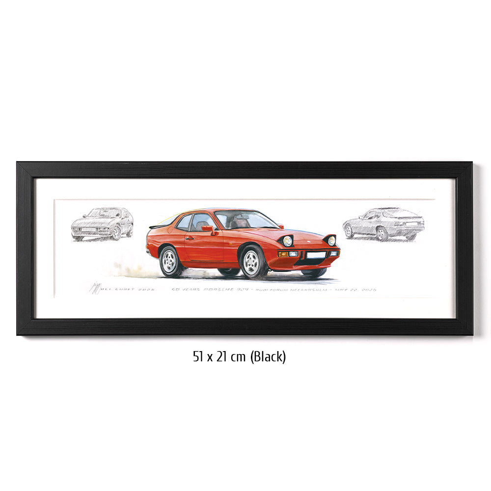 #1454 50 Years Porsche 924 (Red)