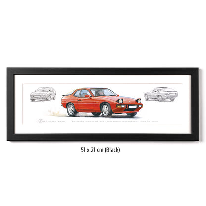 #1454 50 Years Porsche 924 (Red)