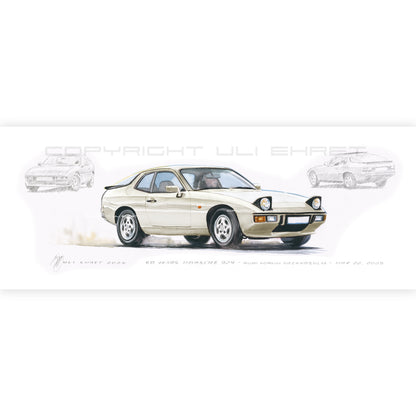 #1456 50 Years Porsche 924 (Cream White)