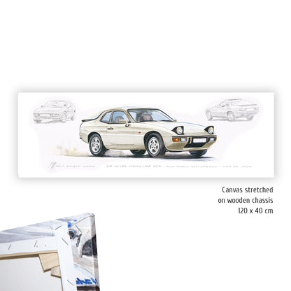 #1456 50 Years Porsche 924 (Cream White)