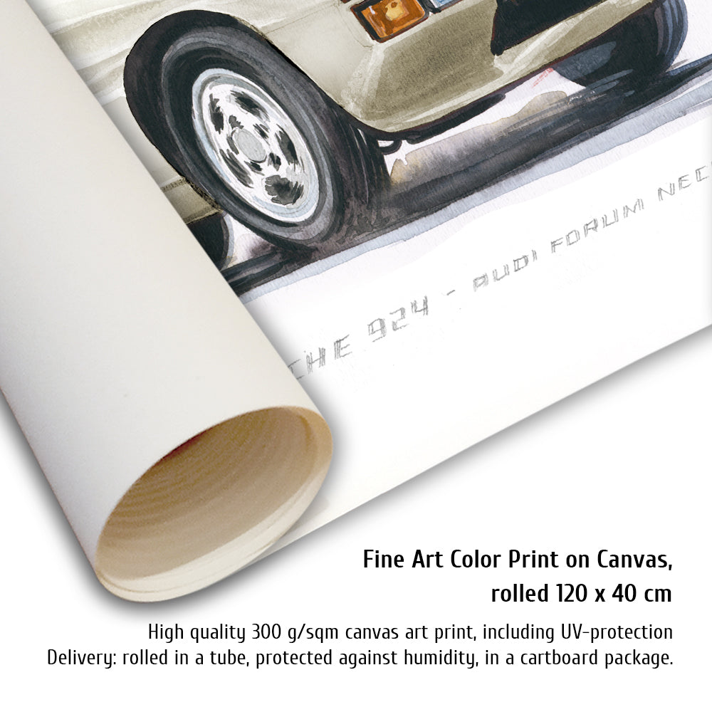 #1456 50 Years Porsche 924 (Cream White)