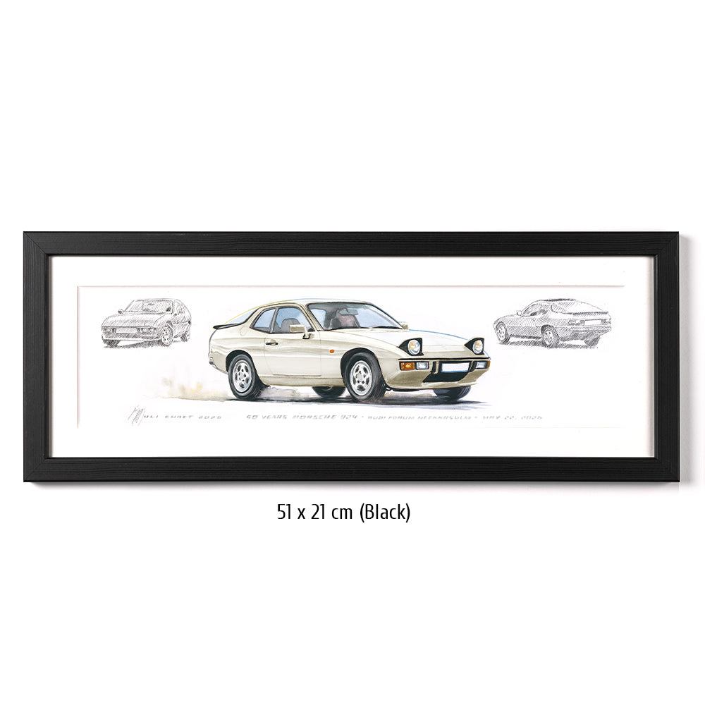 #1456 50 Years Porsche 924 (Cream White)