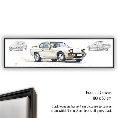 #1456 50 Years Porsche 924 (Cream White)