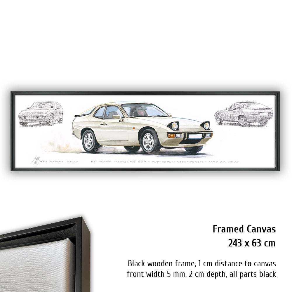 #1456 50 Years Porsche 924 (Cream White)