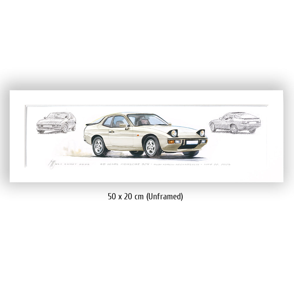 #1456 50 Years Porsche 924 (Cream White)