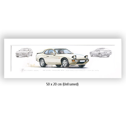 #1456 50 Years Porsche 924 (Cream White)