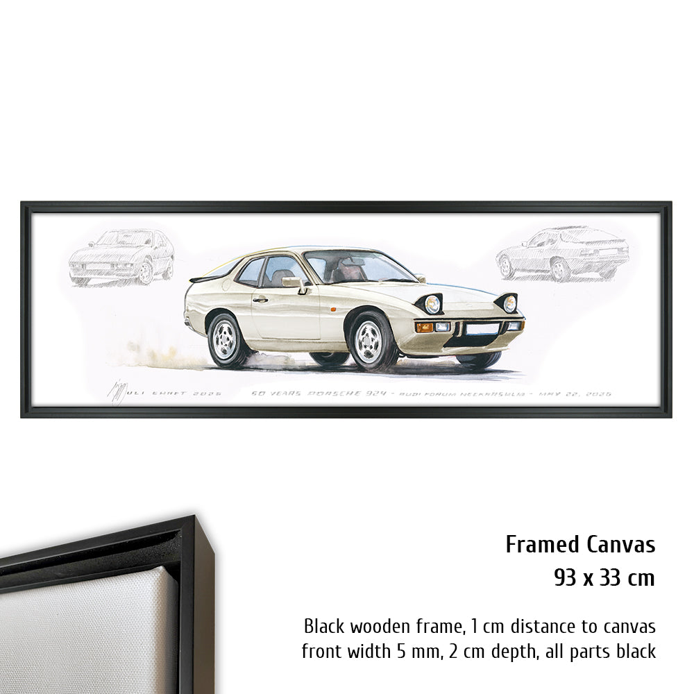 #1456 50 Years Porsche 924 (Cream White)