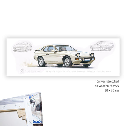 #1456 50 Years Porsche 924 (Cream White)