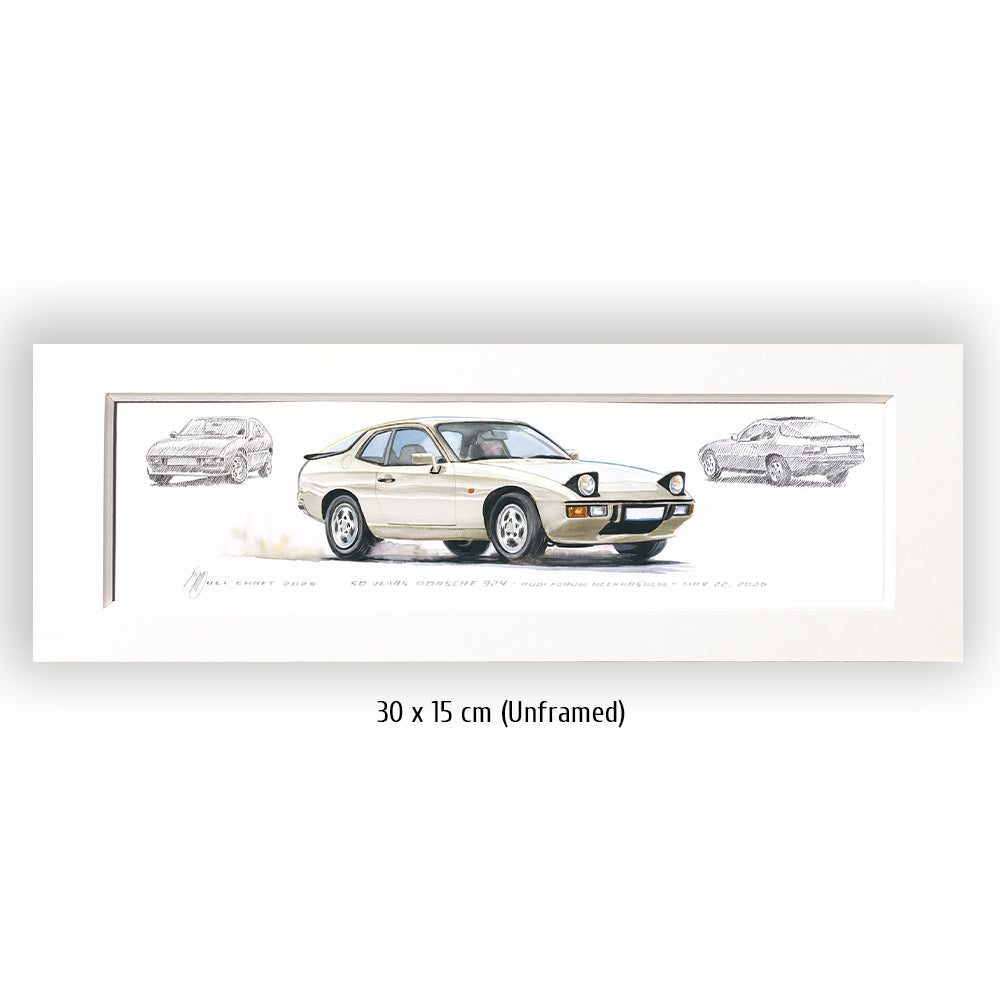 #1456 50 Years Porsche 924 (Cream White)
