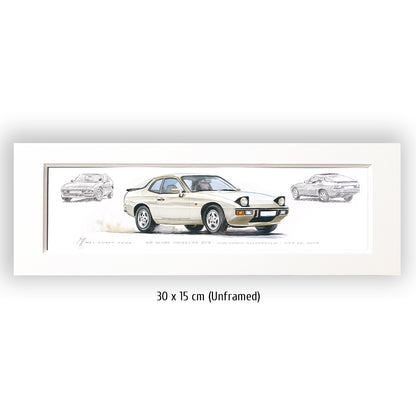 #1456 50 Years Porsche 924 (Cream White)