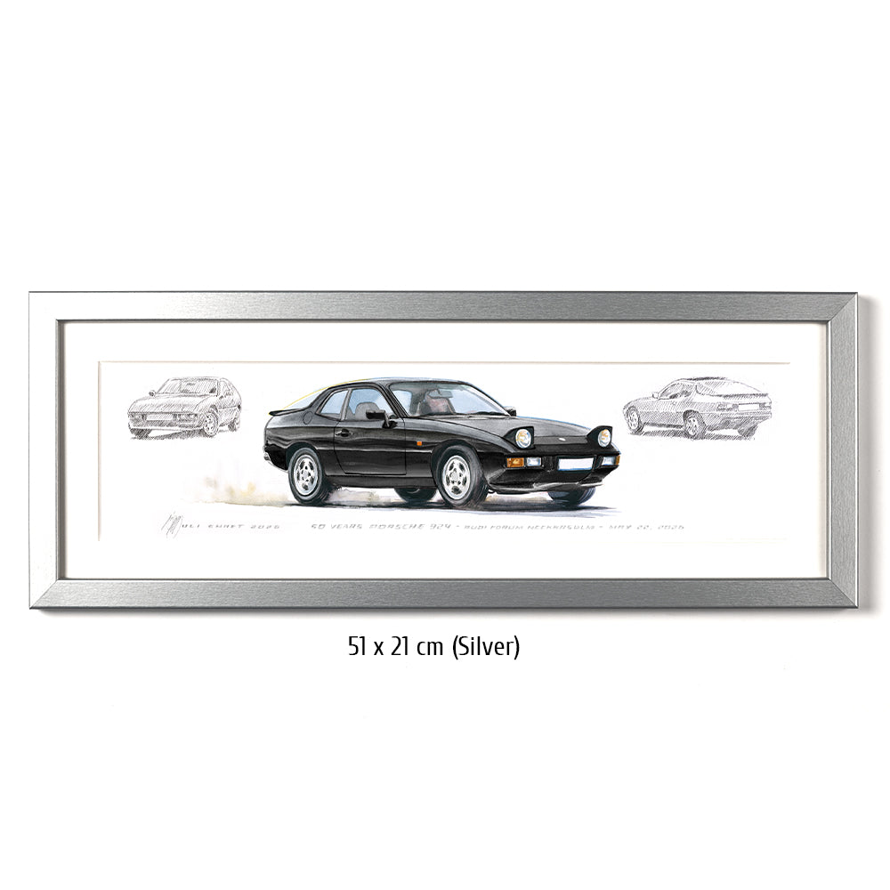 #1457 50 Years Porsche 924 (Black)