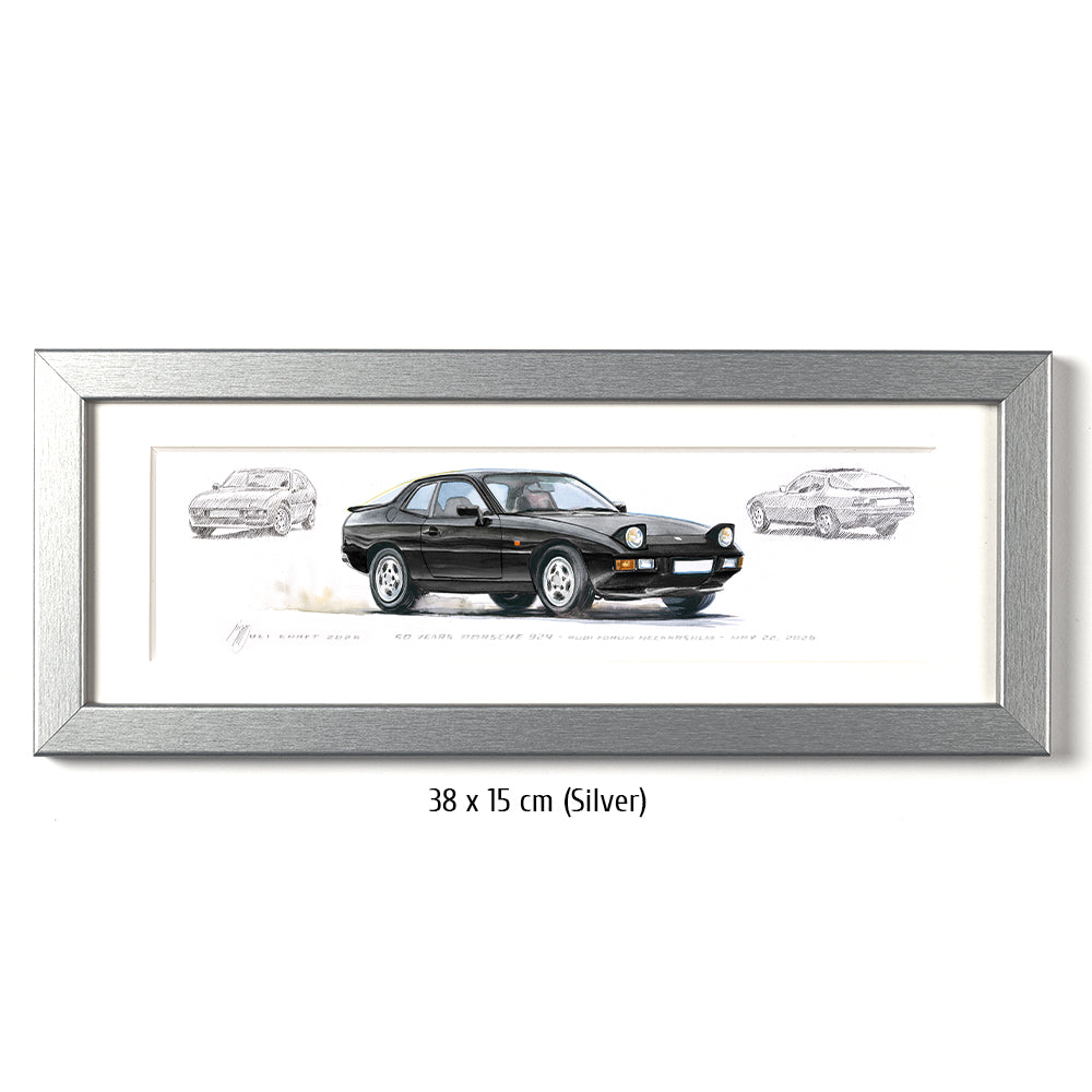 #1457 50 Years Porsche 924 (Black)